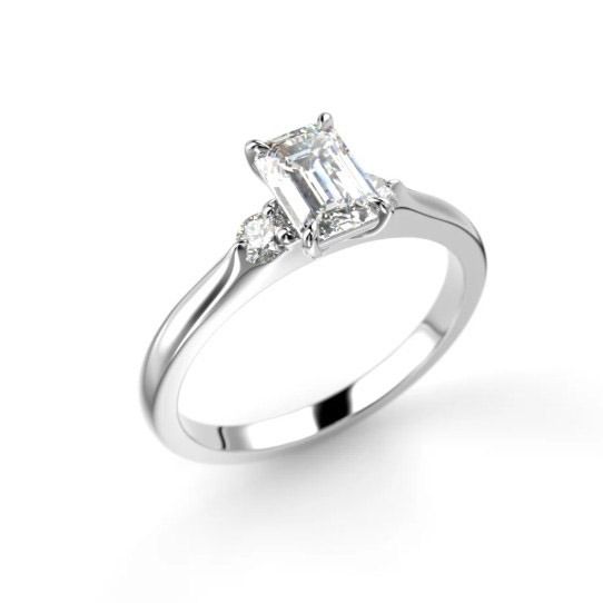 Festive Megan Emerald timanttisormus 745-074-VK