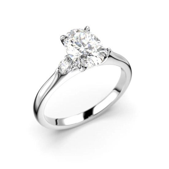 Festive Megan Oval timanttisormus 753-114-VK