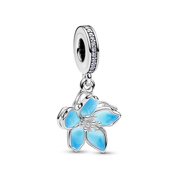 Pandora Blue Blossom Dangle hela 790667C02