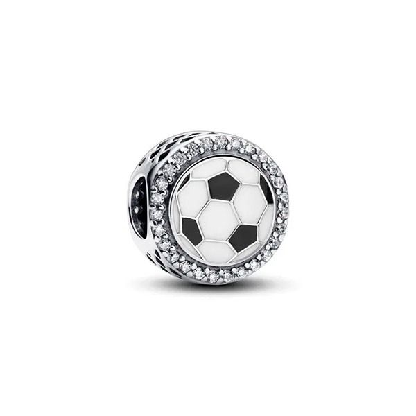 Pandora Engravable Soccer hela 792016CZ_E075