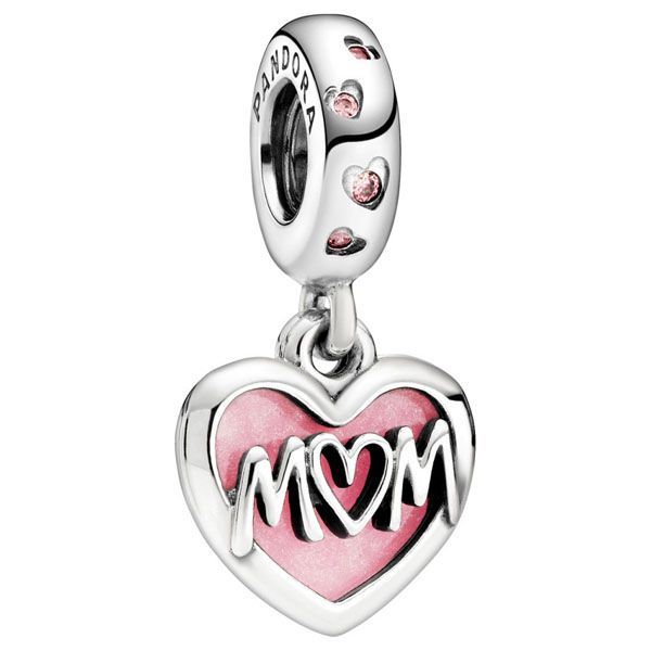 Pandora Mum Script Heart hela 798887C01