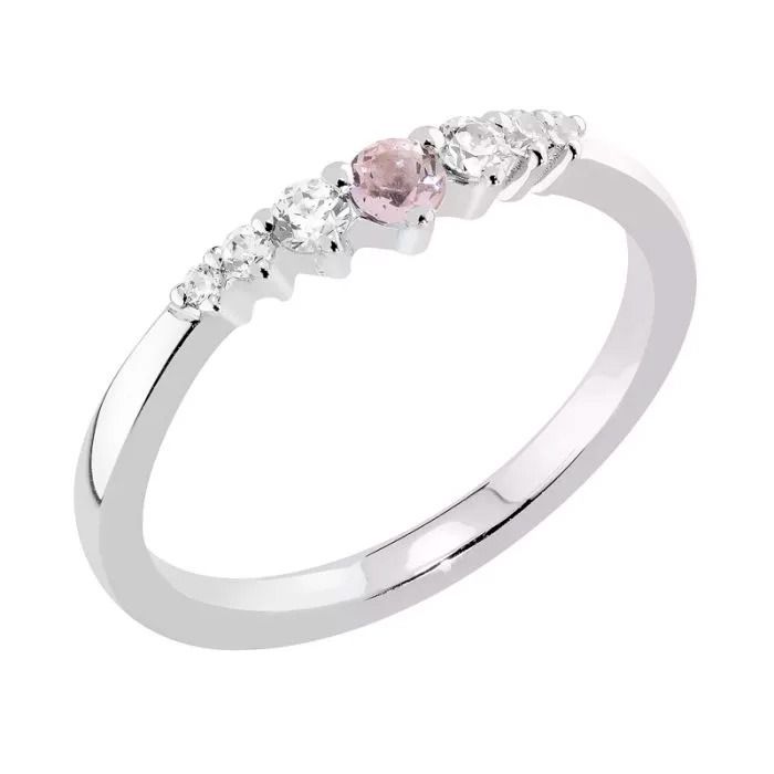 Romanssi Punalilja timanttisormus 7.B KRUUNU
