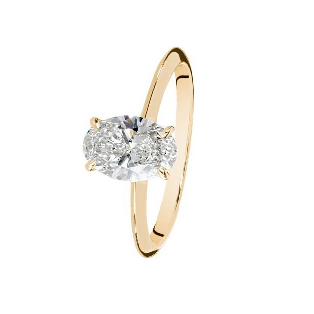 Kohinoor Ella Oval Cut laboratoriotimanttisormus 983A-622-150B3L