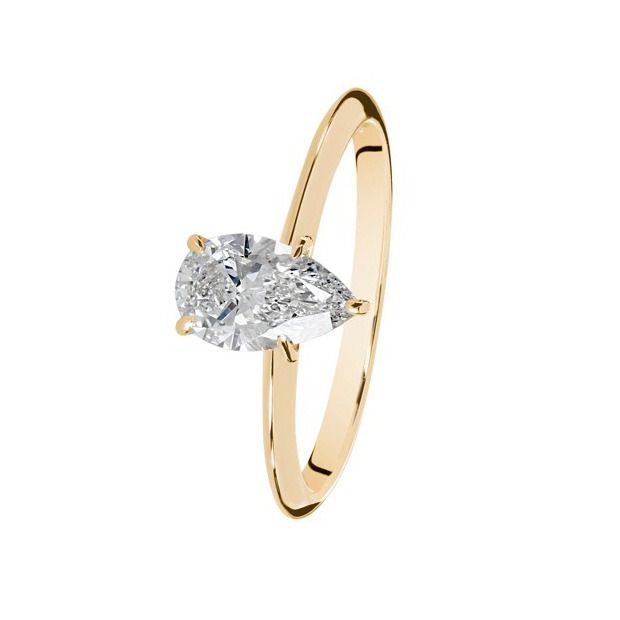 Kohinoor Ella Pear laboratoriotimanttisormus 983A-622-81B3L