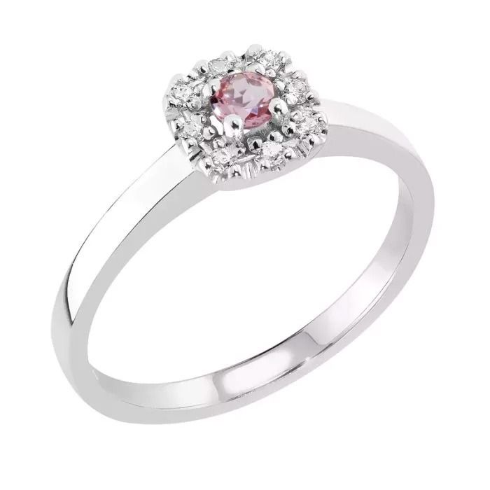 Romanssi Pioni timanttisormus 9.B HALO