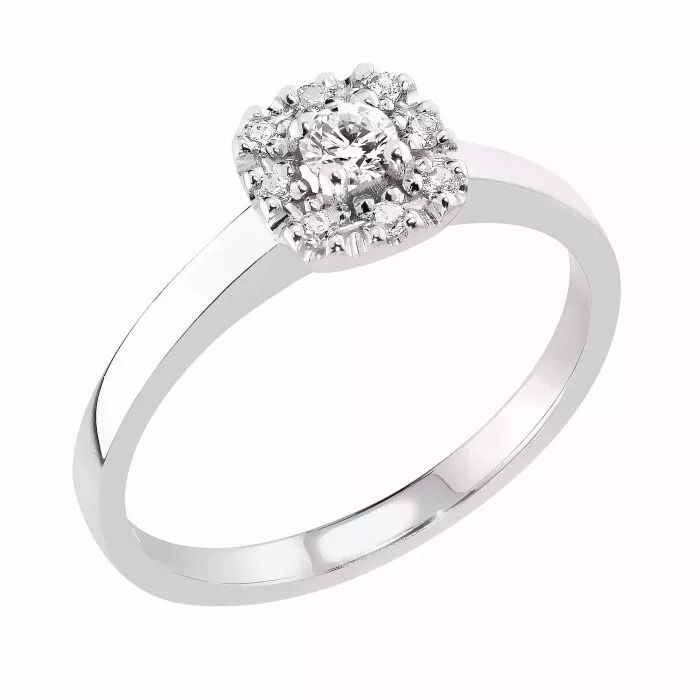 Romanssi Pioni timanttisormus 9.HALO