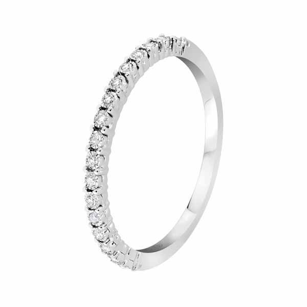 Diamantring Weißgold 0,06 ct AJR29910