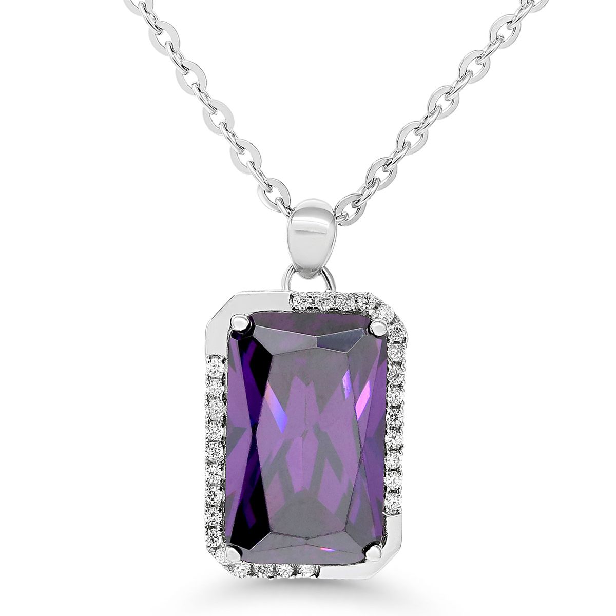 Silber Halskette BOL-N2705Zam/40-45cm