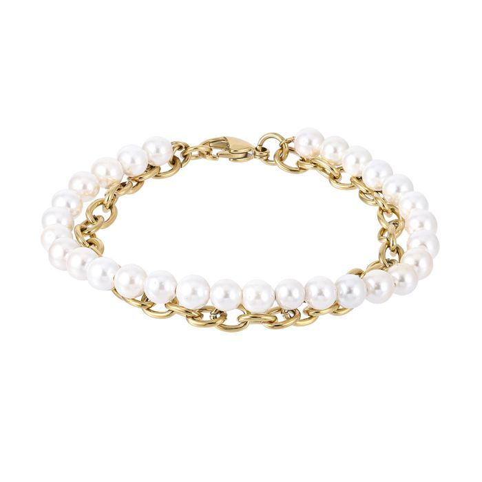 Teräs / helmirannekoru BSS905 GP SS CHAIN WHITE