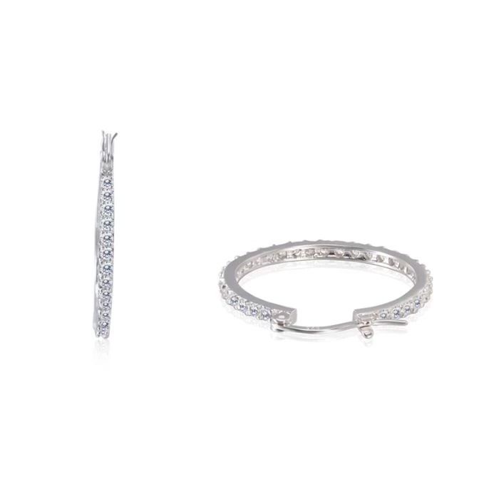 Hopeiset korvakorut CE01934