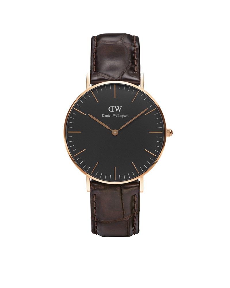 Daniel Wellington Classic Black York Rose 36mm -rannekello DW00100140
