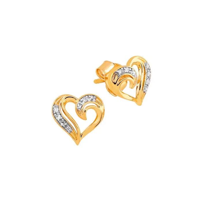 Brilliant Star timanttikorvakorut E-16561-005 YG