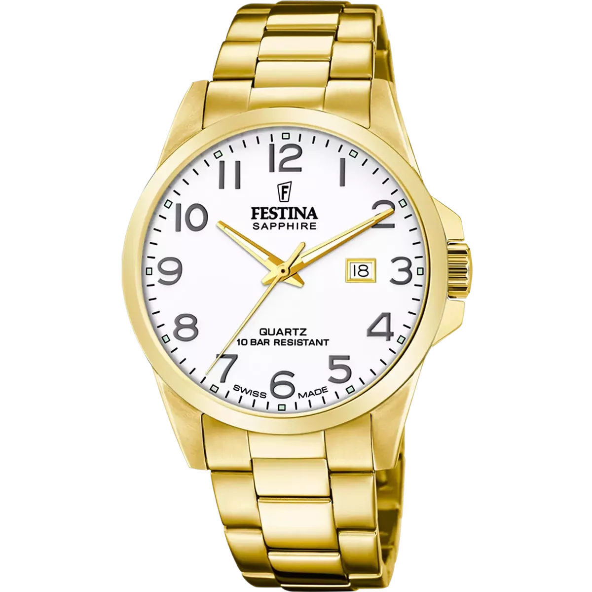 FESTINA SWISS MEN'S WHITE WATCH F20044/1