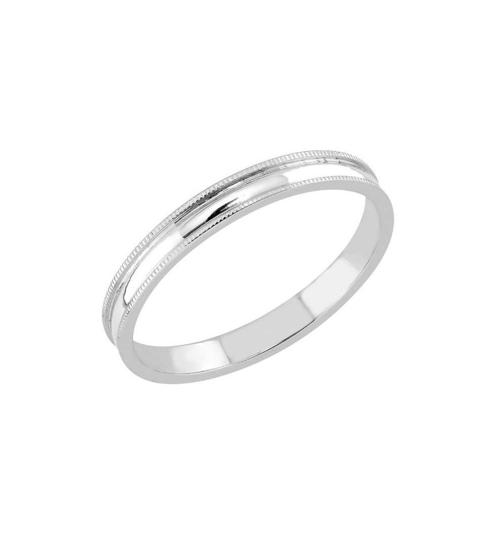 Valkokultainen timanttileikattu sormus FDSH2OB