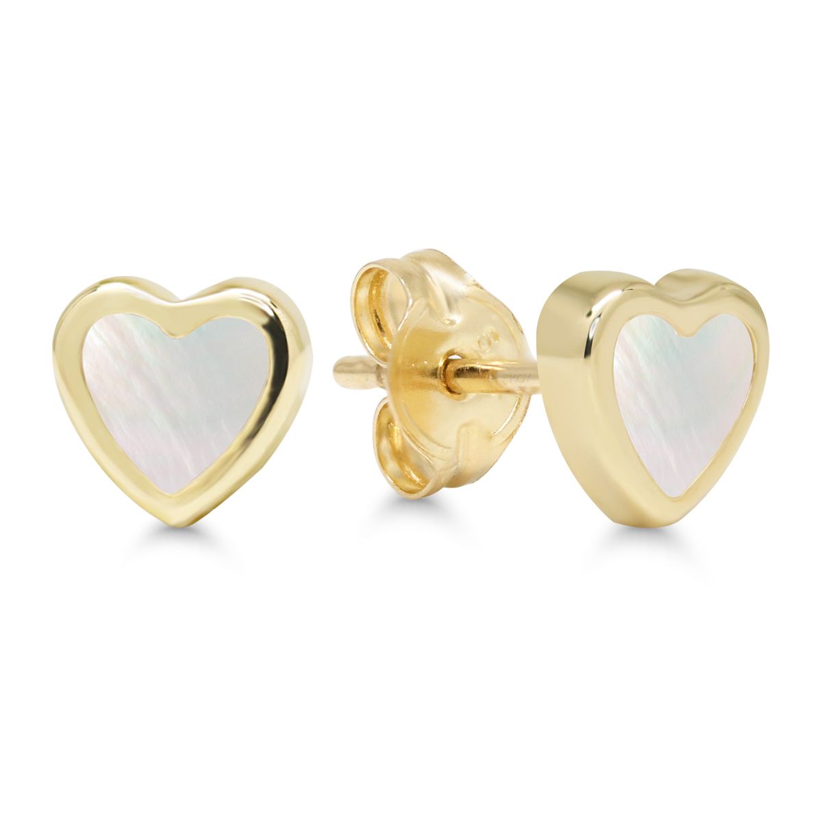 Gold HerzOhrringe GE-2445-5H