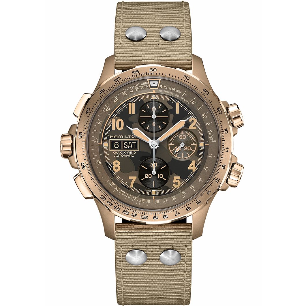 Hamilton Khaki X-Wind Day Date Auto Chrono H77916920