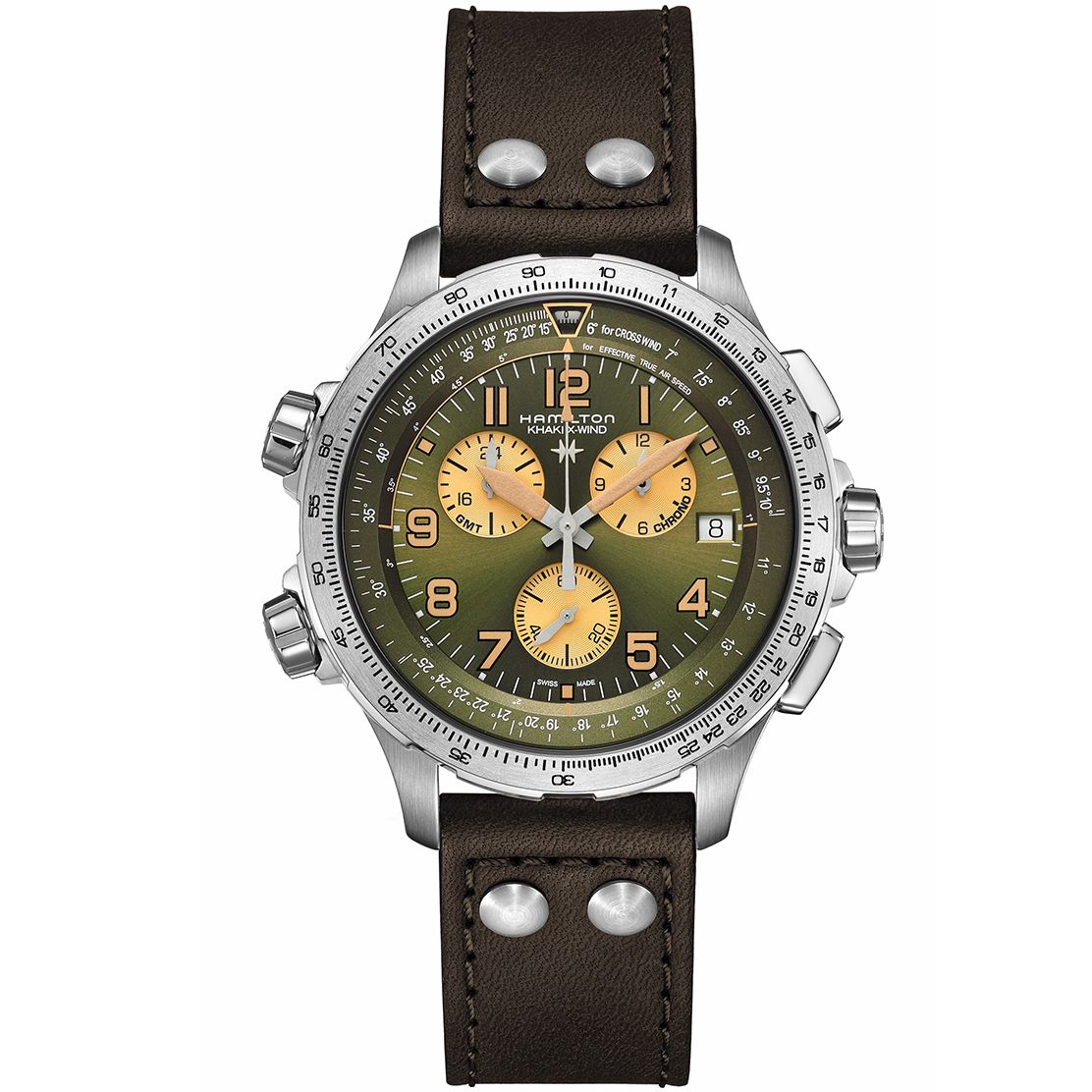 Hamilton Khaki X-Wind GMT Chrono Quartz H77932560