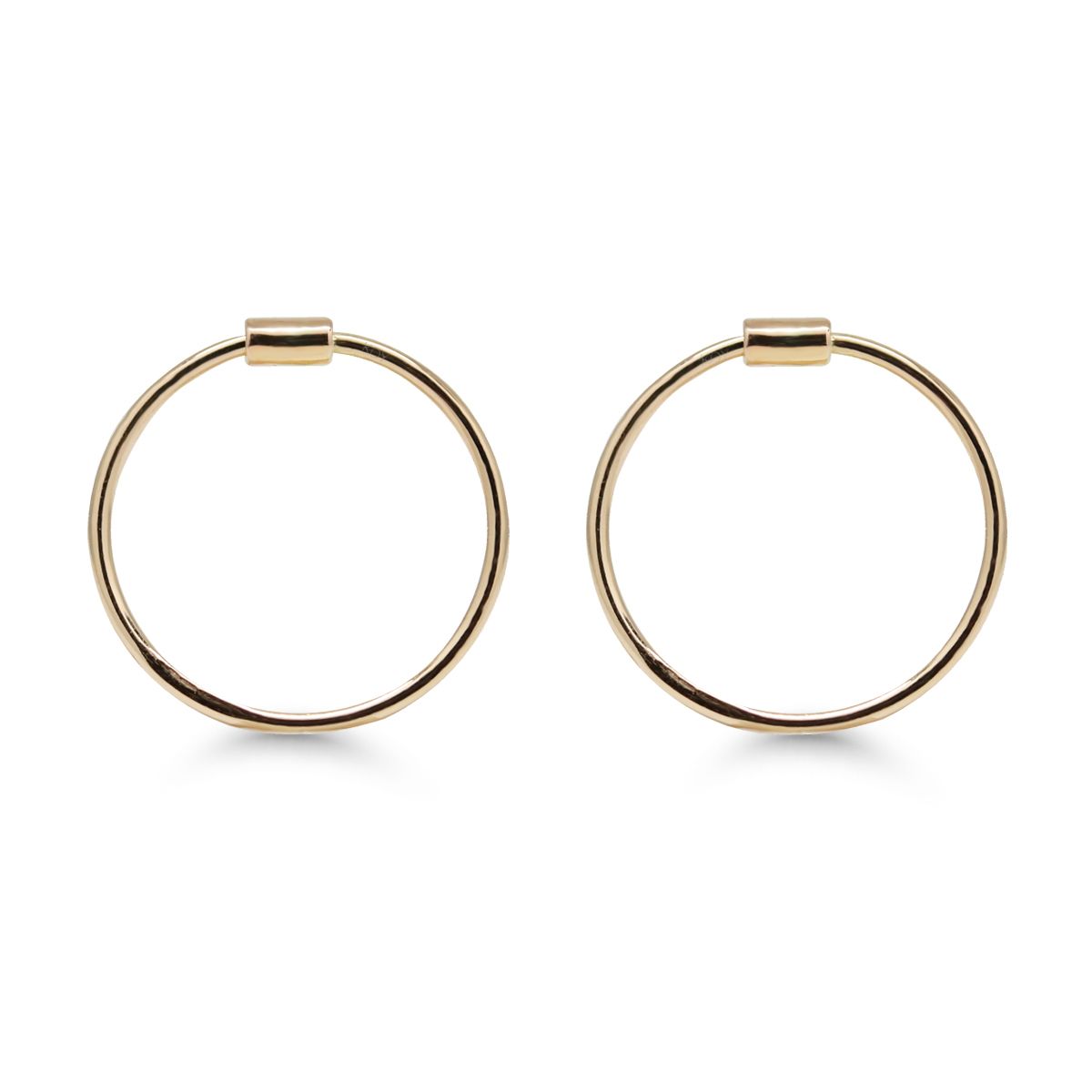 Gold Ohrringe 13 mm HR-13