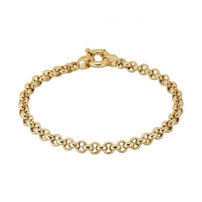Gold Kette HVR 6/1072 YG 19 cm