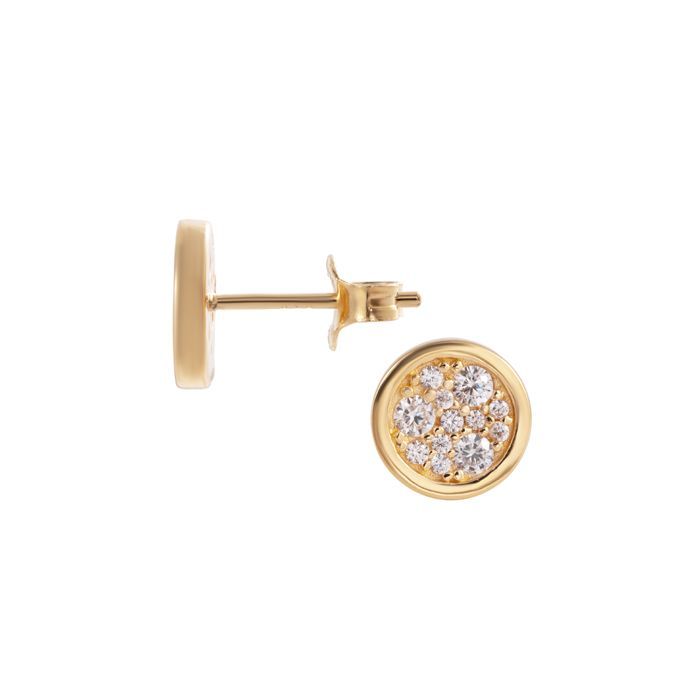 Kullatut hopeakorvakorut 9 mm JD27745/3YG