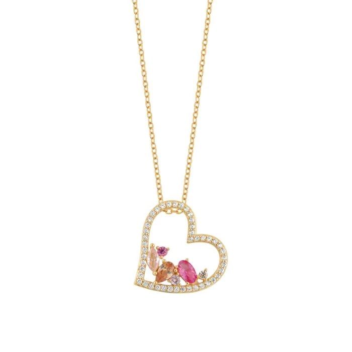 Silverhalsband, förgyllt JD29237/16YG