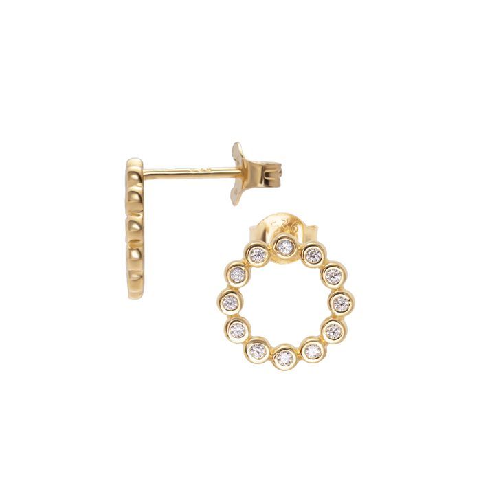 Kullatut hopeakorvakorut 11 mm JD29690/3YG