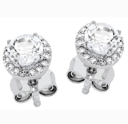 Brilliant Star -timanttikorvakorut JE-74862N WHI