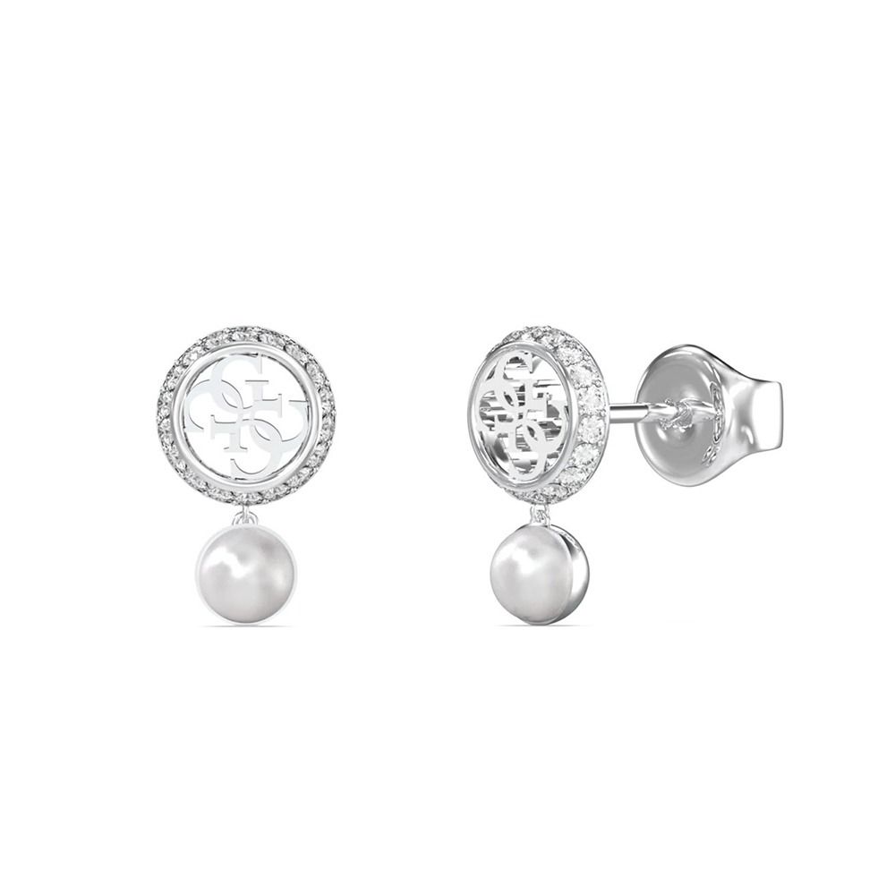 Guess Tiny Pearly Ohrringe JUBE05517JWRHT/U