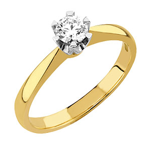 Sandberg Onnenlähde -timanttisormus (0.23ct) K-2