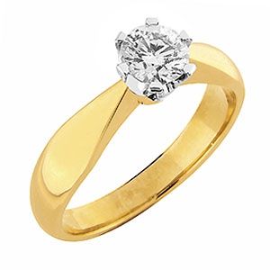 Sandberg Onnenlähde -timanttisormus (0.23ct) K-4