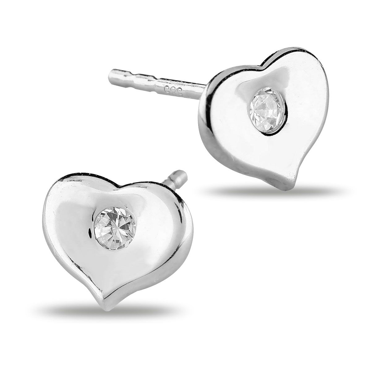 Weißes Gold Ohrringe K-E32885ZW