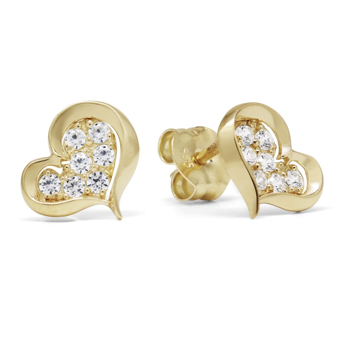 Gold HerzOhrringe K-E37990Z