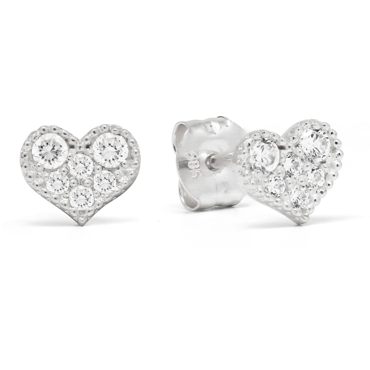 Weißes Gold Ohrringe K-E38302ZW