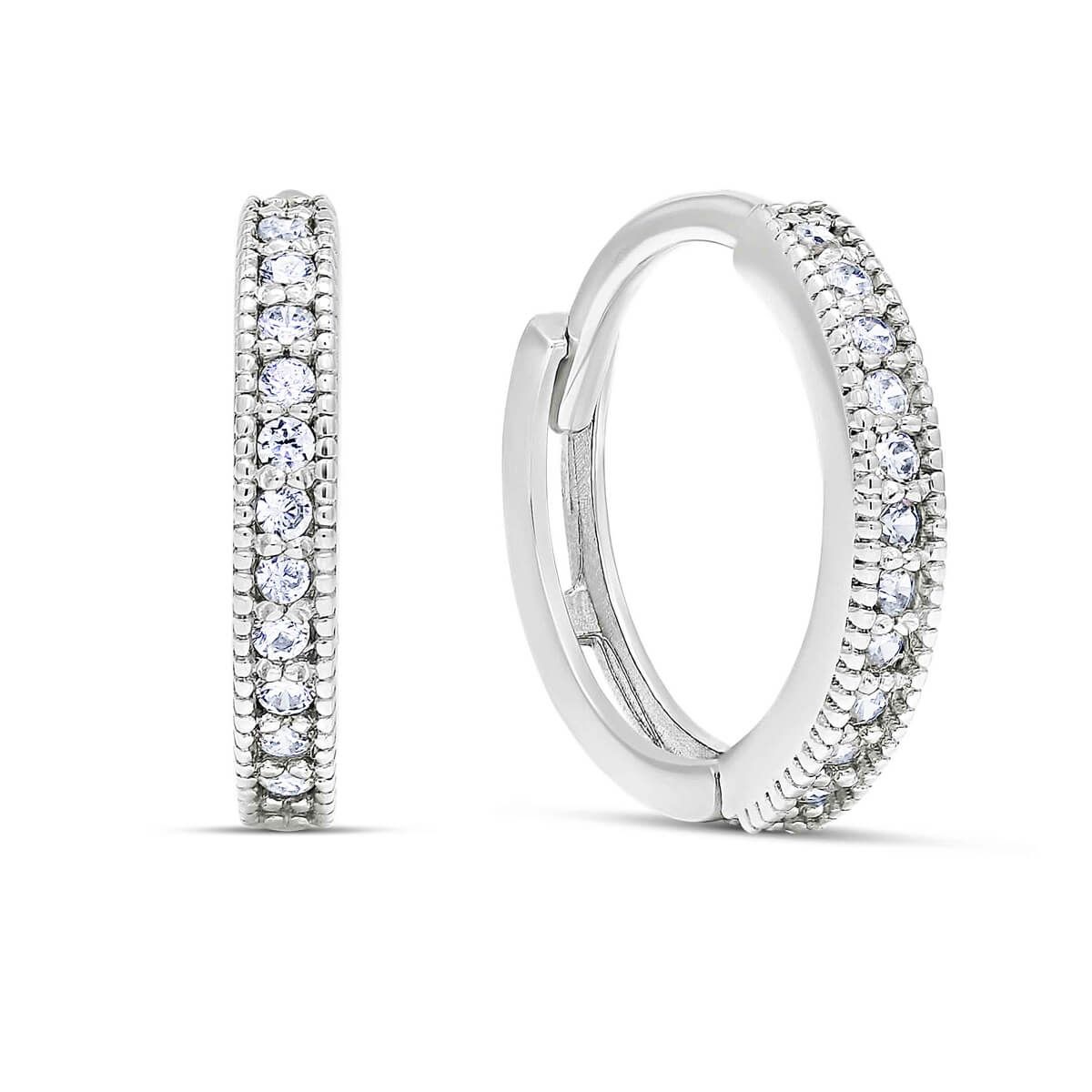 Weißes Gold Ohrringe K-E47050ZW