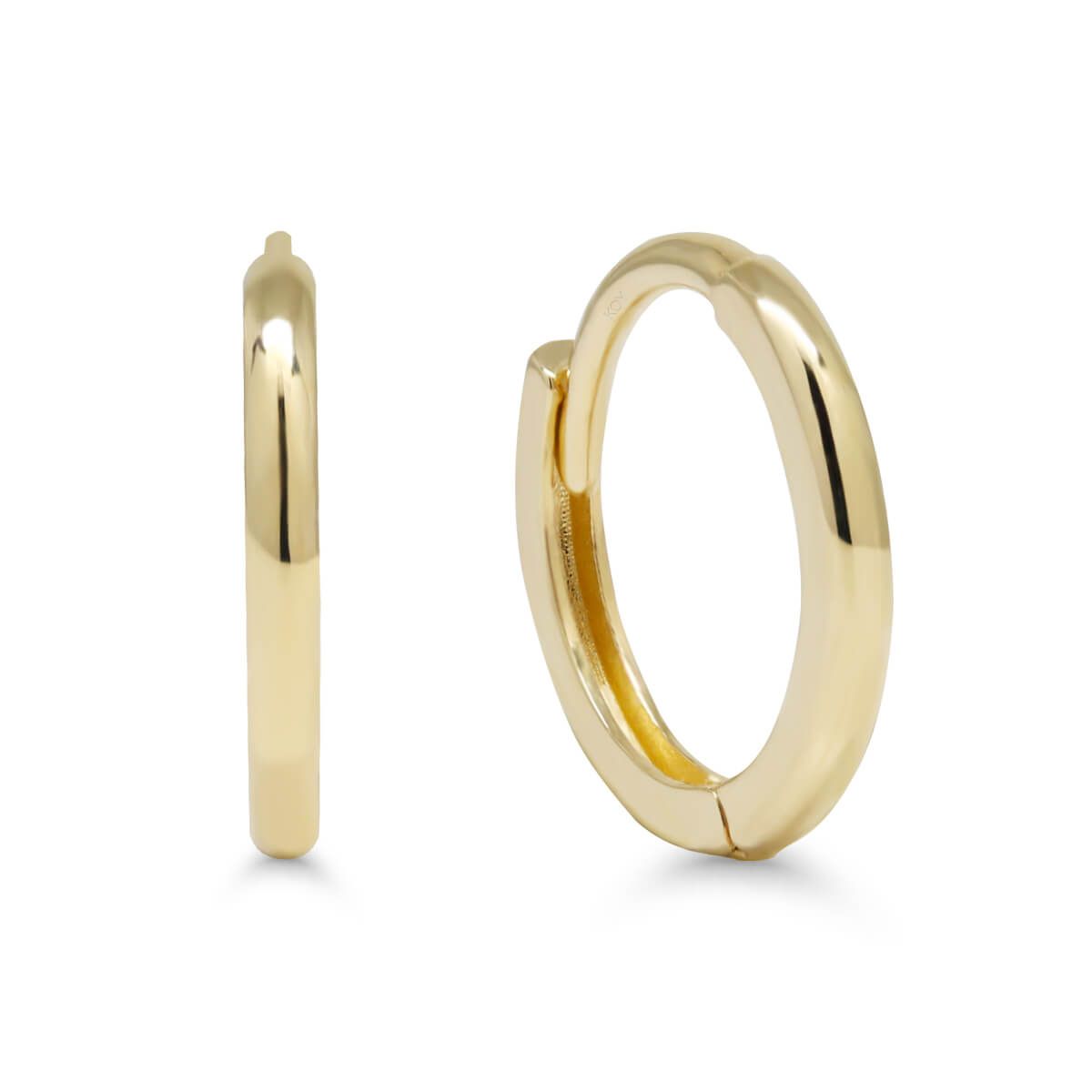 Gold Ohrringe 10 mm K-E48519