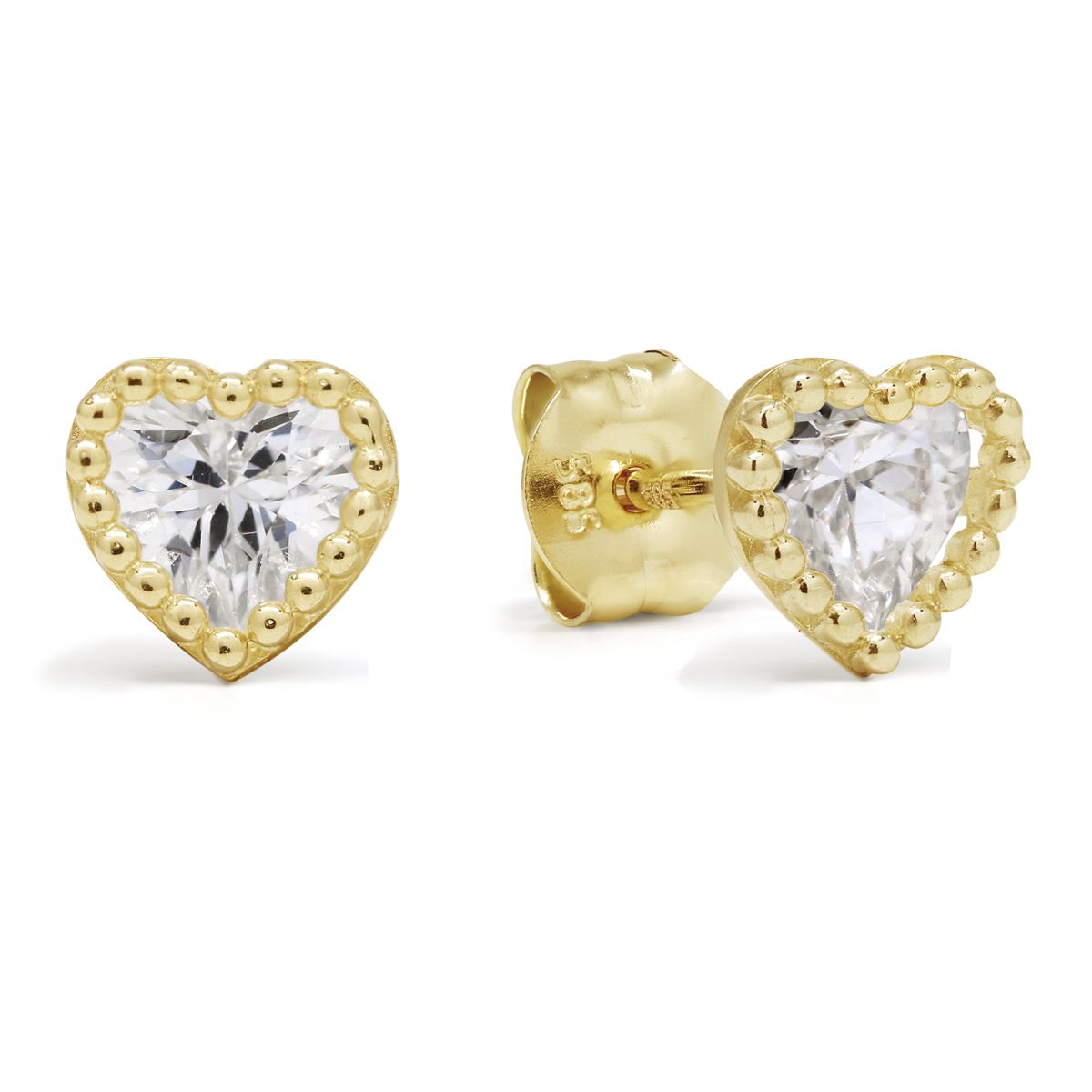 Gold HerzOhrringe K-E91412Z