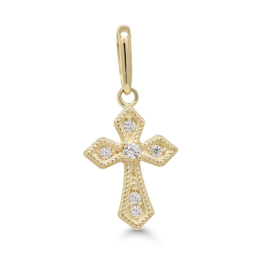 Gold  Kreuzen Anhänger K-P68888Z