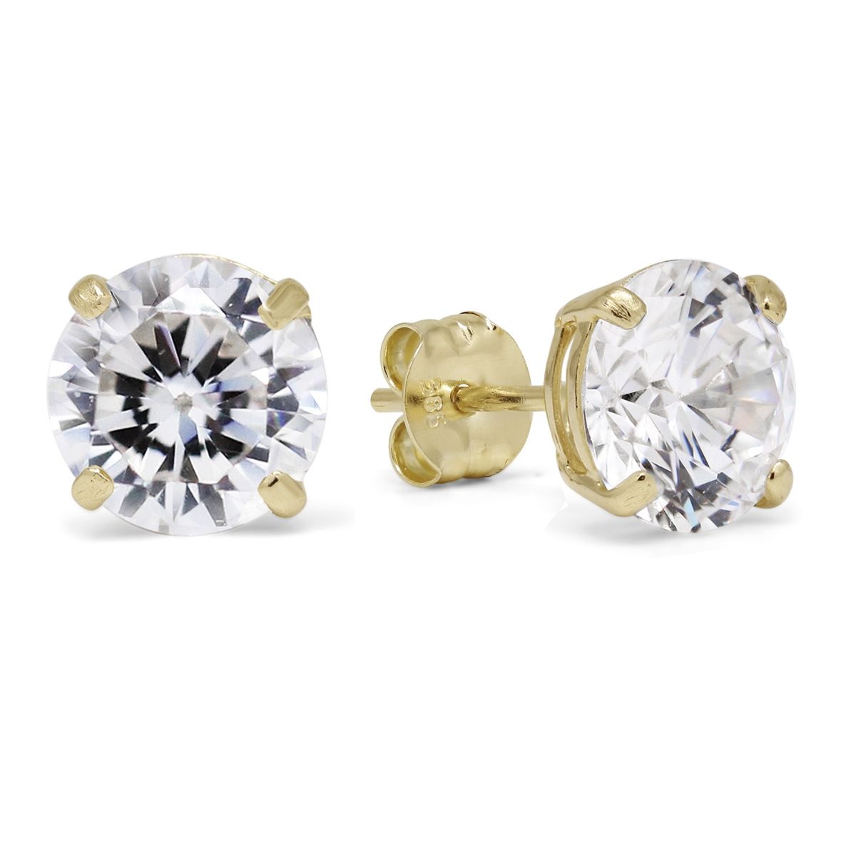 Gold Ohrringe 7,5 mm K-RC70Z