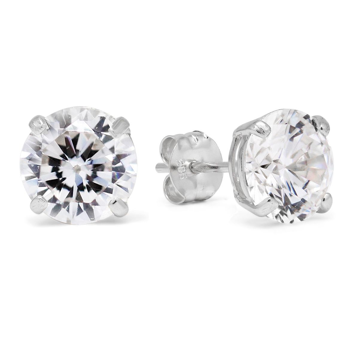 Weißes Gold Ohrringe K-RC70ZW