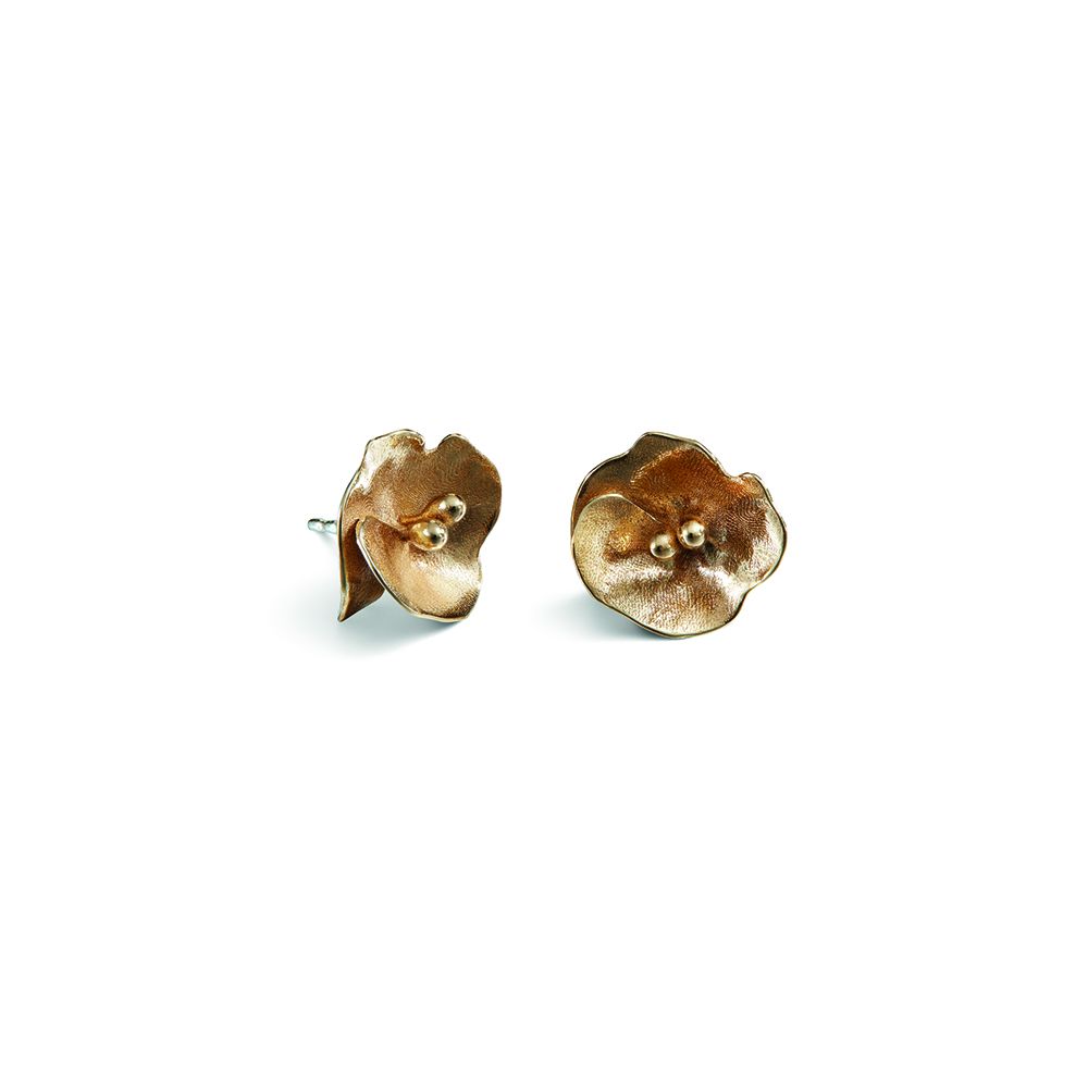 Kalevala Mid Summer Rose Earrings, bronze 361000700T