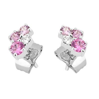 Diamanten Ohrringe Kirsche KK TIM PINK SAF