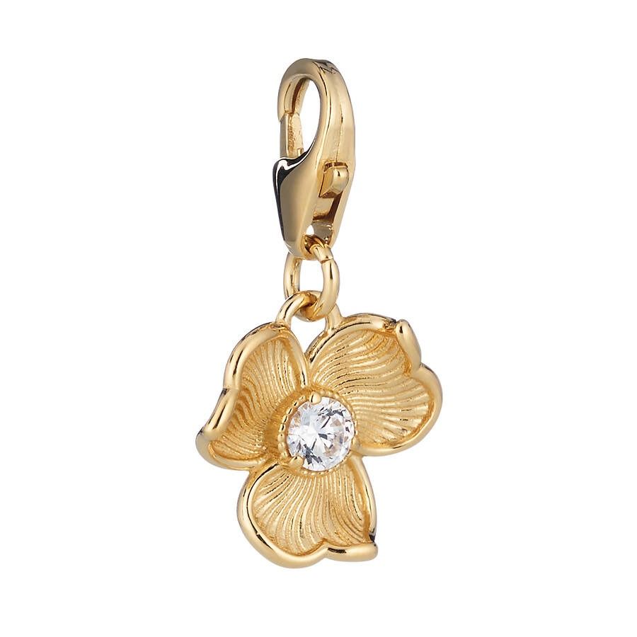 Lumoava Anna berlock, förgylld L61263830000