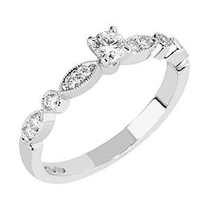 Sandberg Suvituuli -timanttisormus M-134w