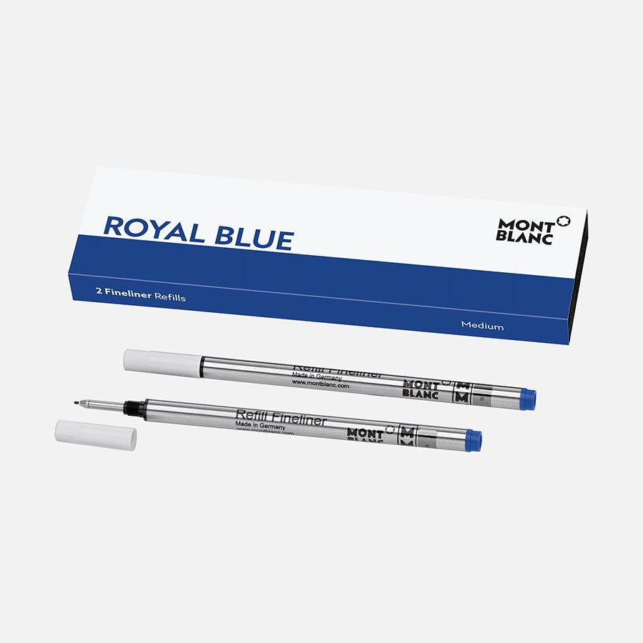 Montblanc Fineliner täyte, Medium Royal Blue / 2Stücke MB128248