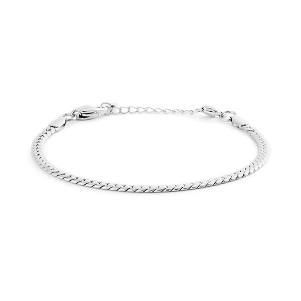 Mockberg Serpentine Chain Steel rannekoru