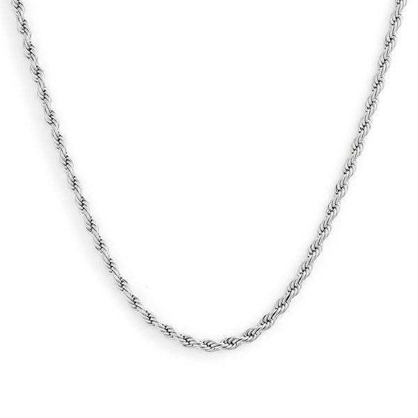 Mockberg Bold Rope Chain Steel kaulakoru