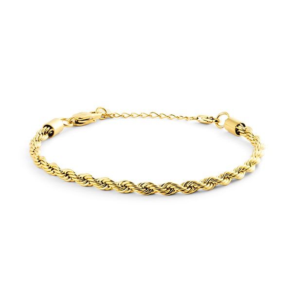 Mockberg Bold Rope Chain Gold rannekoru