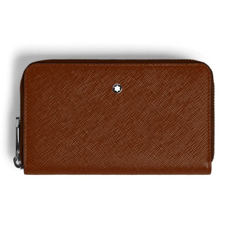 Montblanc Medium Continental Wallet 12cc with Zip in Sartorial Leather MB220360