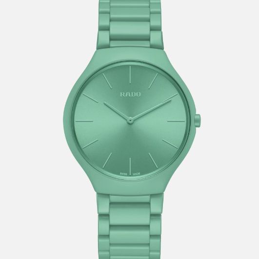 Rado True Thinline Les Couleurs™ Le Corbusier Slightly Greyed English Green Limited Edition R27096662