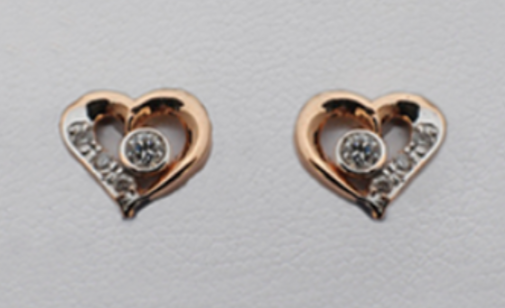 C.Granit Diamanten Ohrringe 05173